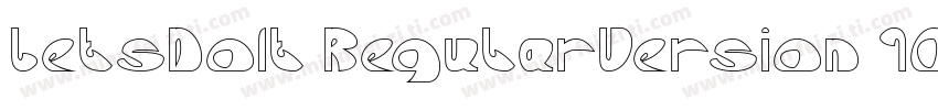 LetsDoIt RegularVersion 100字体转换